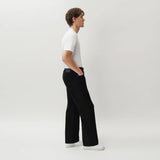 Side view of the Wide Flextech™ Jeans in black