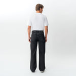 Back view of the Wide Flextech™ Jeans in faded black