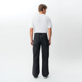 Back view of the Wide Flextech™ Jeans in faded black