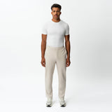 Full-body front view of the Socrates Classic straight-leg pant in beige

