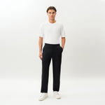Alternate full-body front view of the Socrates Classic pant in black
