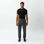 Full-body front view of the Socrates Classic straight-leg pant in grey
