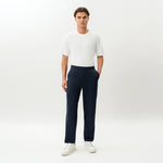 Alternate full-body front view of the Socrates Classic pant in navy
