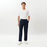 Alternate full-body front view of the Socrates Classic pant in navy
