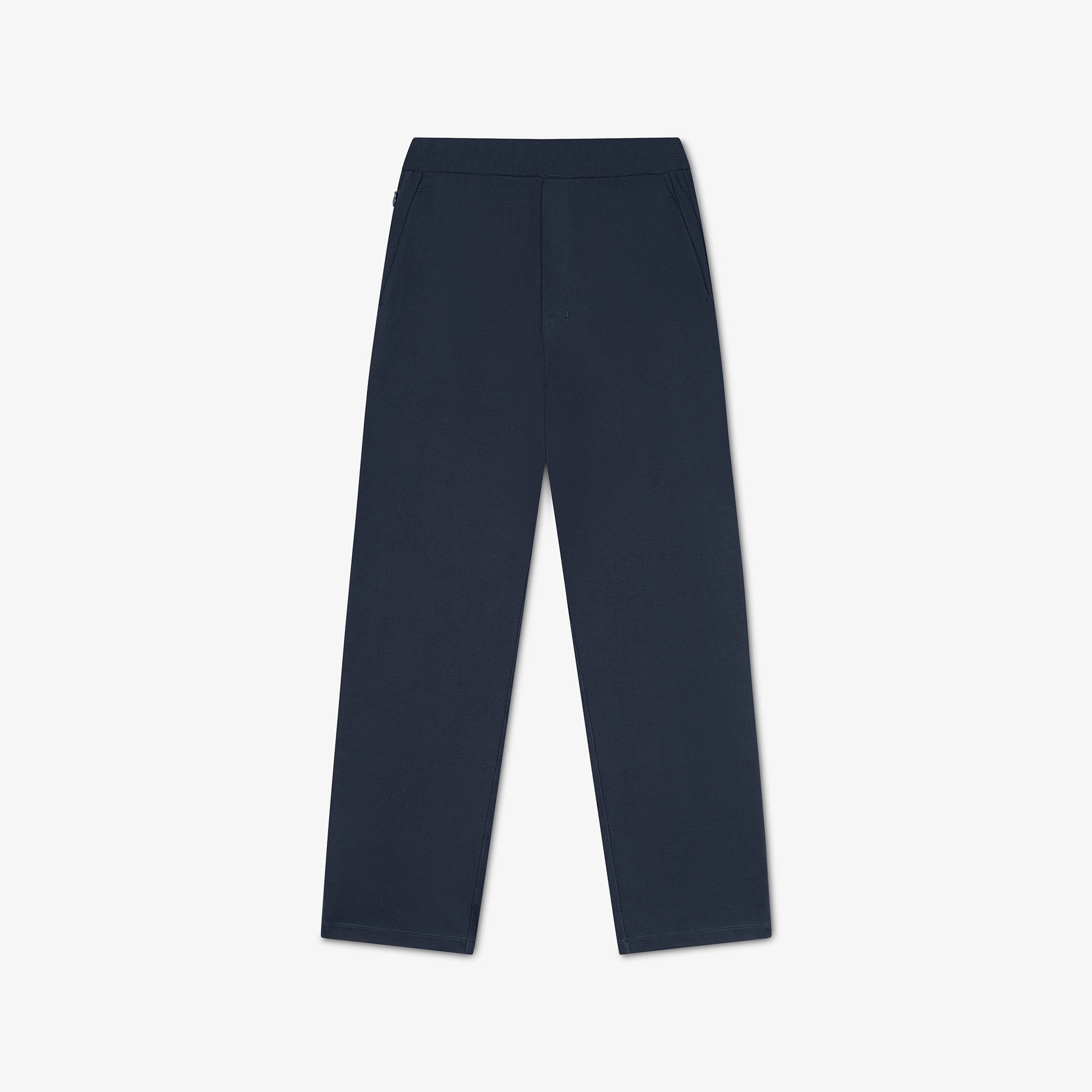 Technical flat view of the Socrates Classic straight-leg pant in navy
