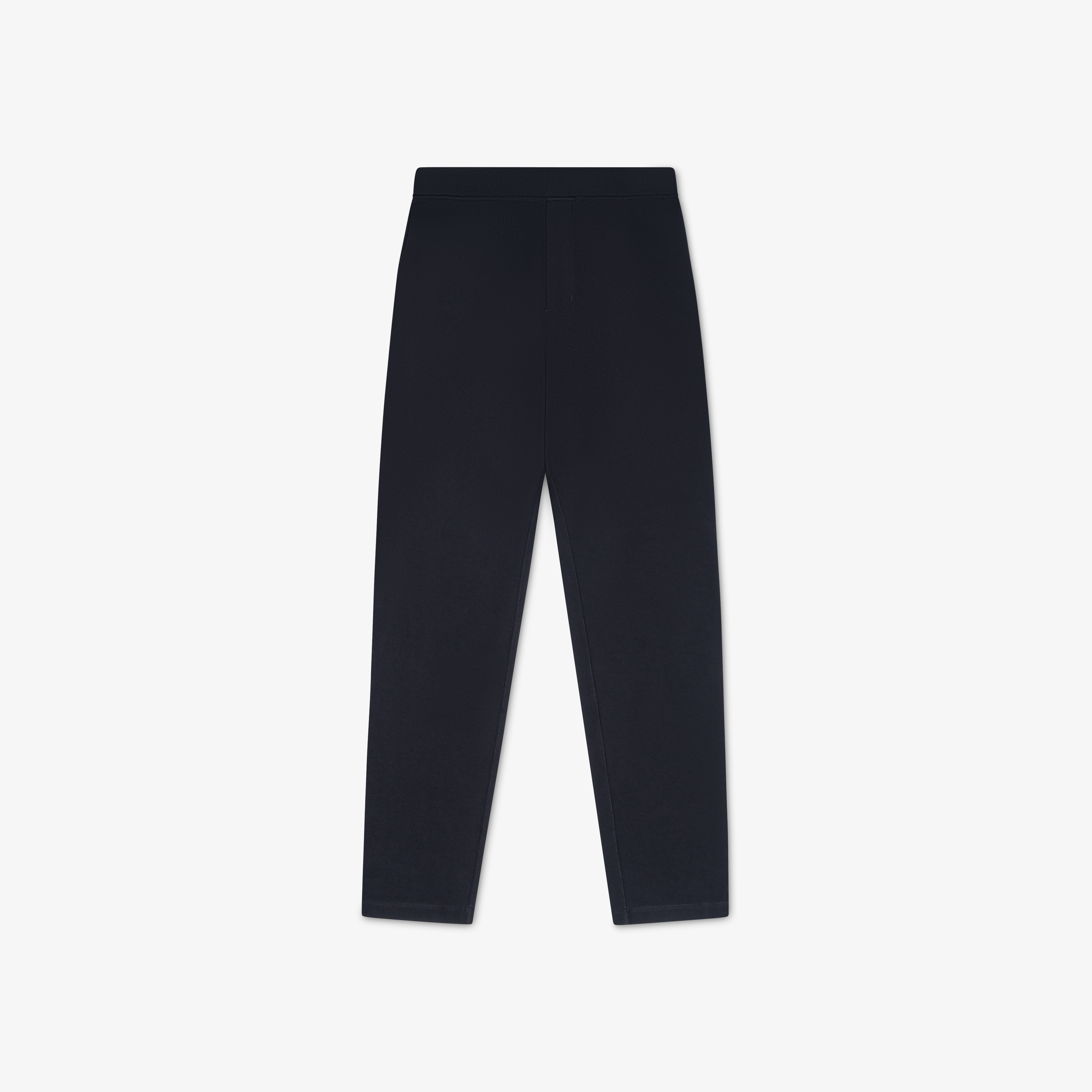 Technical flat view of the Socrates Slim tapered pant in navy
