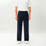 Navy Socrates wide-leg pant by Nothing’s Something with relaxed fit and clean waistband