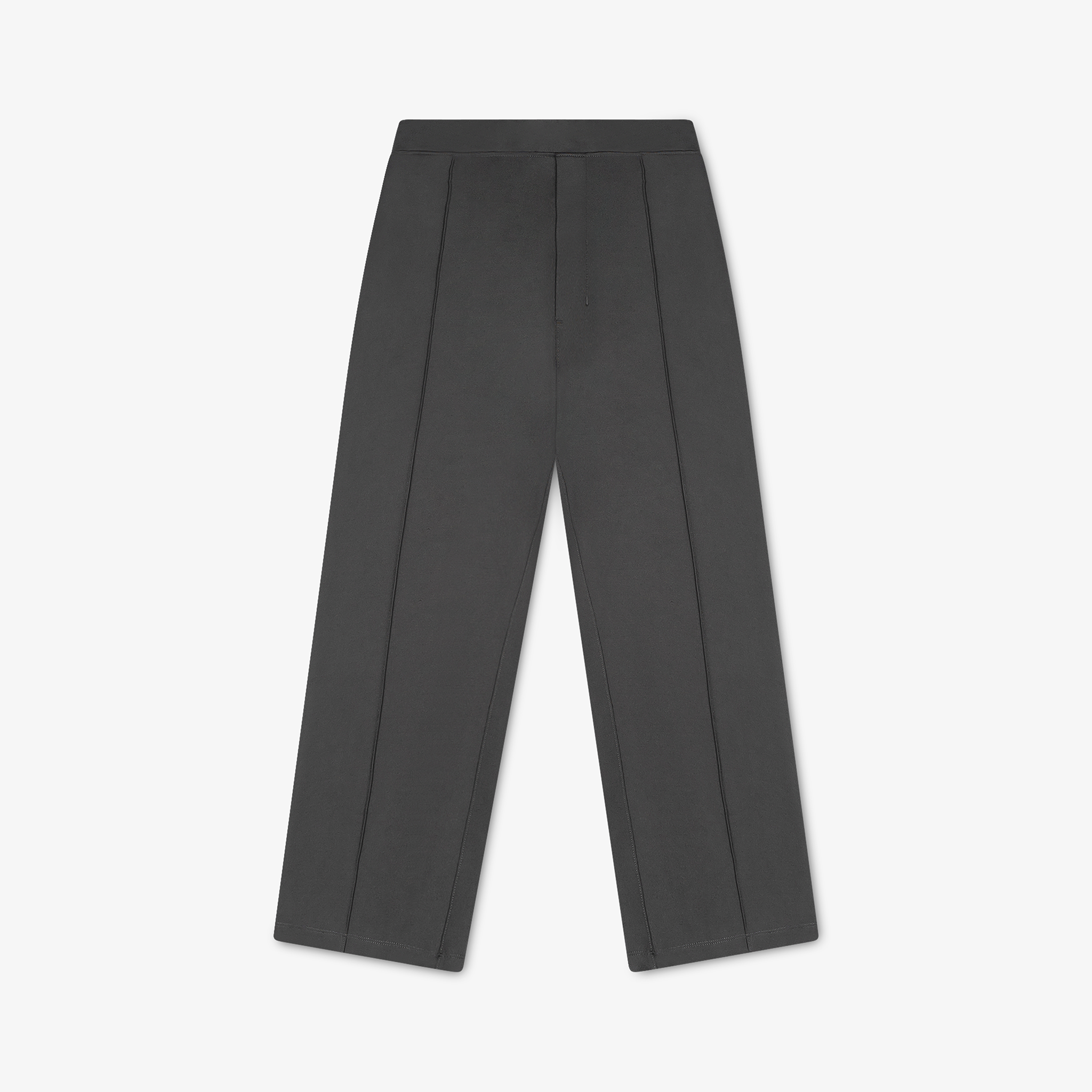 Technical flat view of the grey Socrates wide-leg pleated pant

